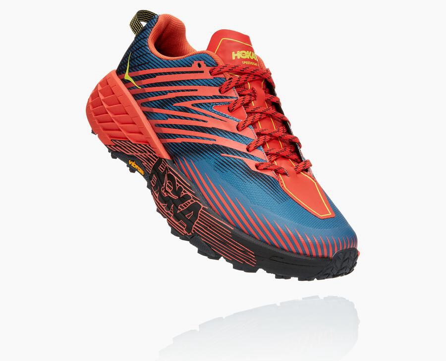 Pánske Trail Tenisky Hoka One One Sk - Speedgoat 4 - Červené 80931-JTWD